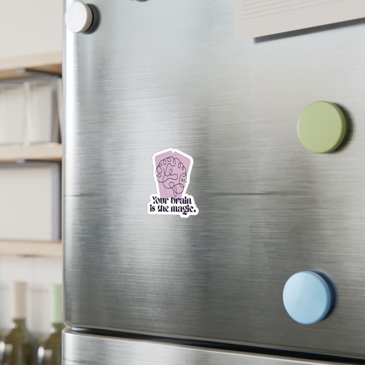 Your Brain Is the Magic Tarot Sticker